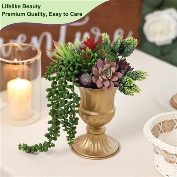 14pcs Artificial Succulents Unpotted Realistic Textured Succulent Plants Fake - Picture 4 of 6